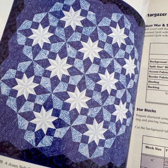 Stars A La Carte Bethany S Reynolds PB Book Quilting American Quilters Society - Picture 3 of 3
